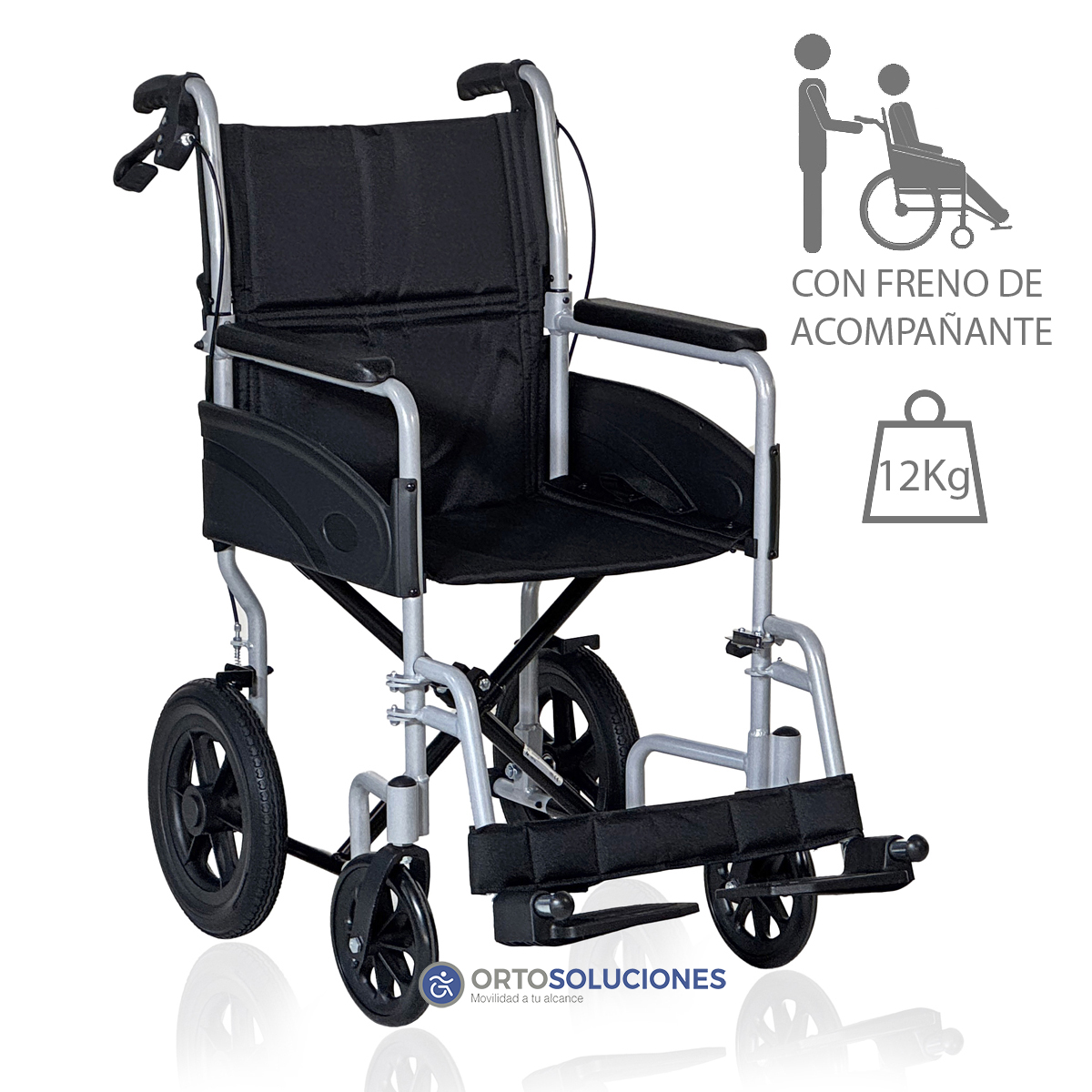 Silla de ruedas aluminio MINI TRANSFER 2 PL80